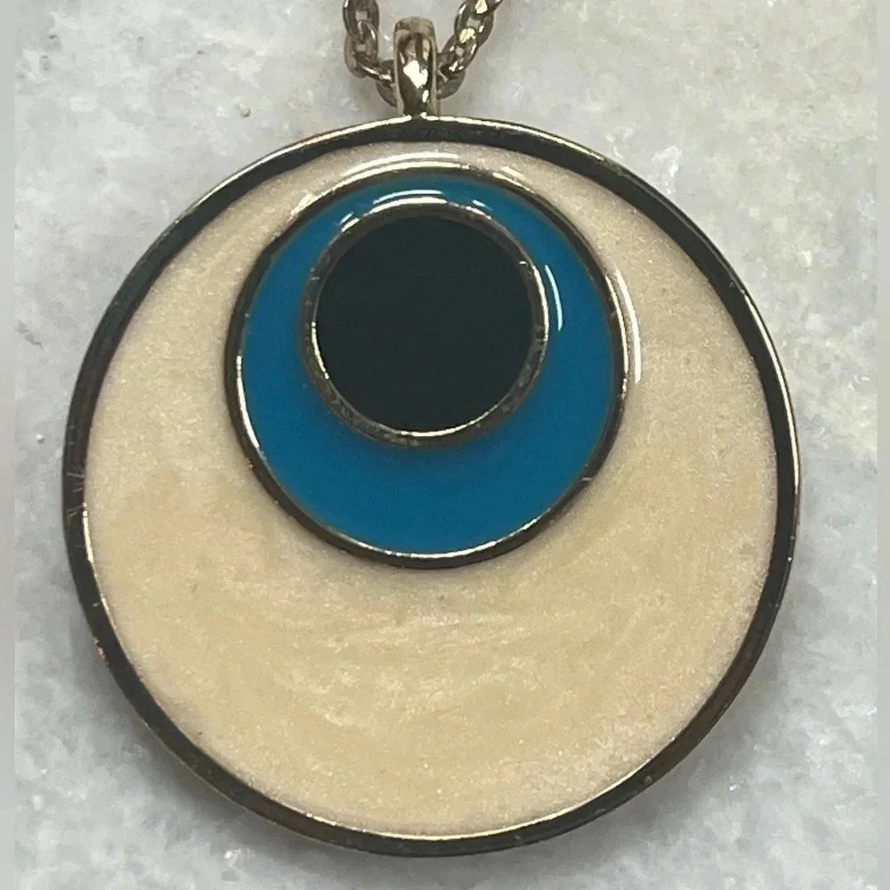 Evil Eye Long Triple Chai Necklace evil charm Engraved in the Back